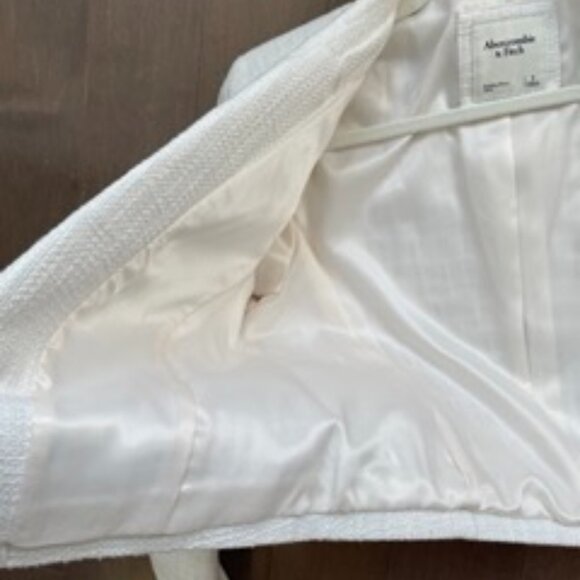 Abercrombie Cropped Tweed Blazer - Picture 4 of 5